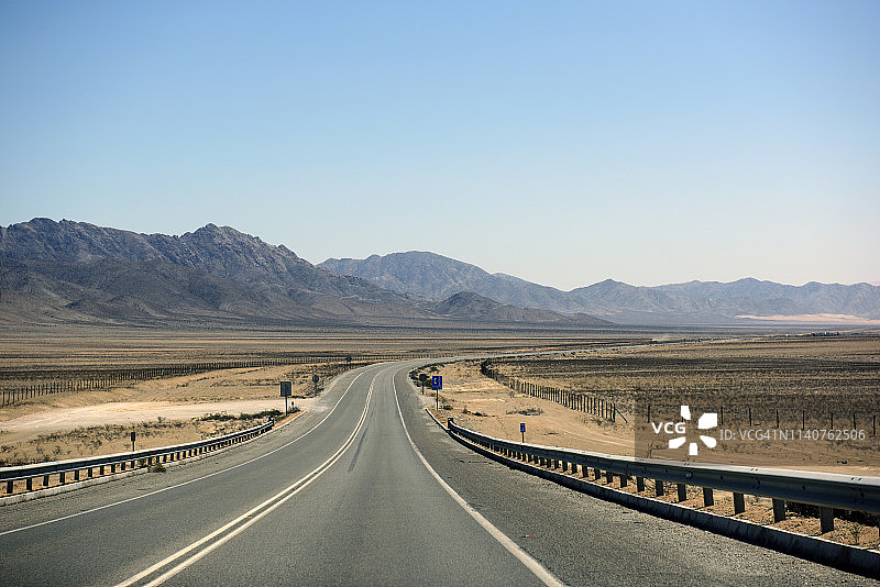 智利，卡尔德拉附近的高速公路图片素材