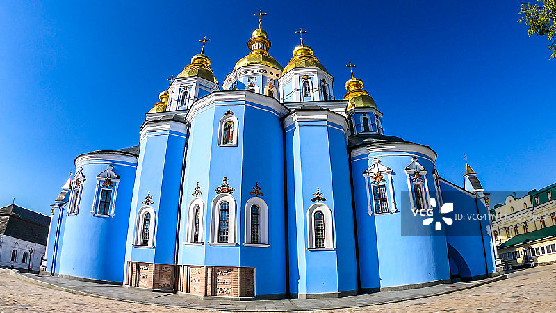 基辅-圣迈克尔金色圆顶大教堂图片素材