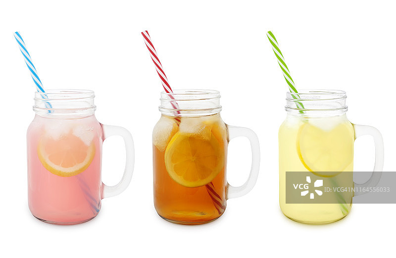 柠檬水和冰茶系列图片素材