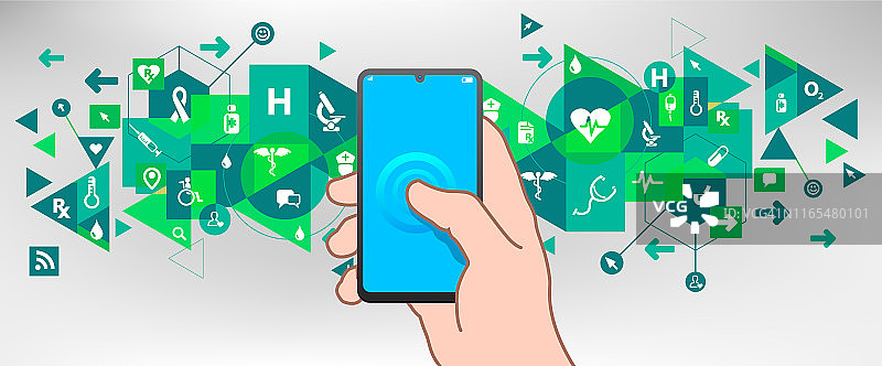 智能手机对医疗图片素材
