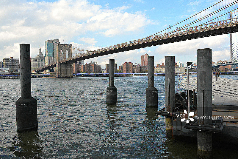 纽约，布鲁克林大桥图片素材