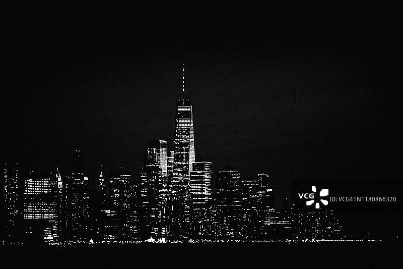 曼哈顿景观，纽约市图片素材