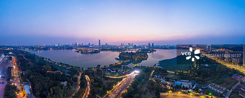 南京城市建筑风景航拍图片素材