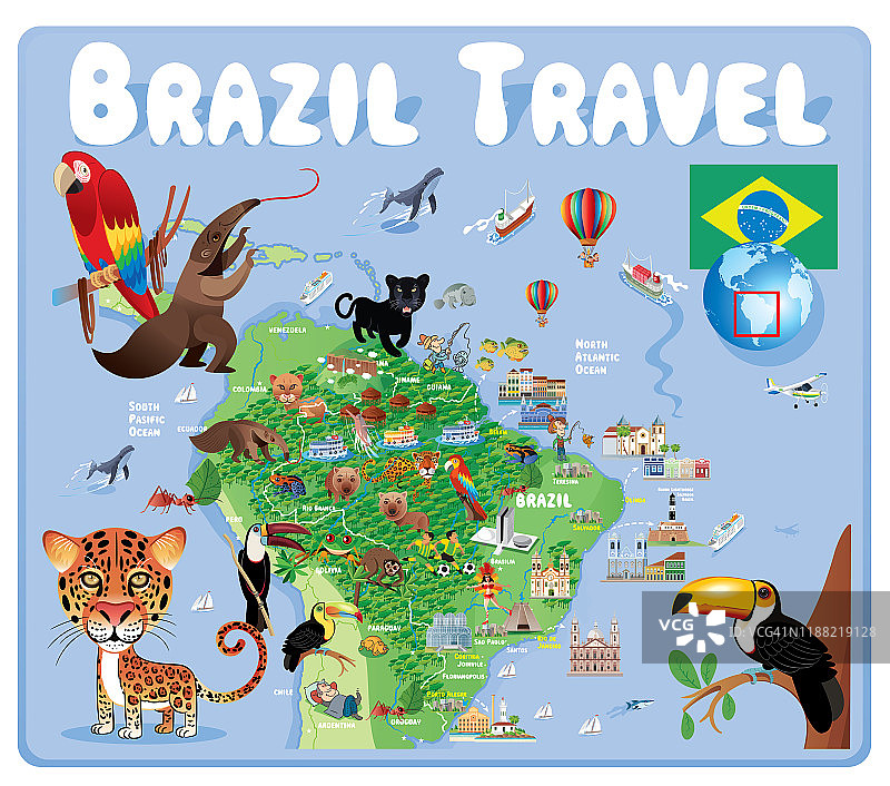 巴西旅游图片素材