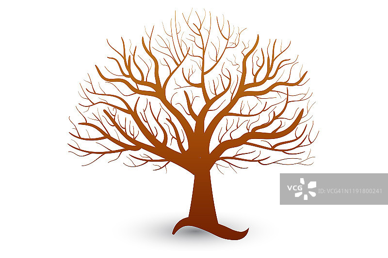 树生态符号图标矢量设计图片素材