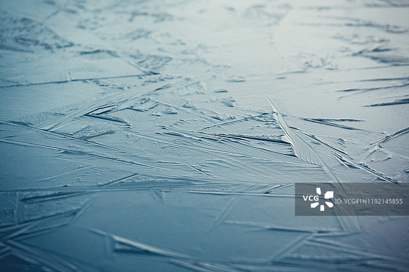 抽象蓝色冰冻冰背景图片素材