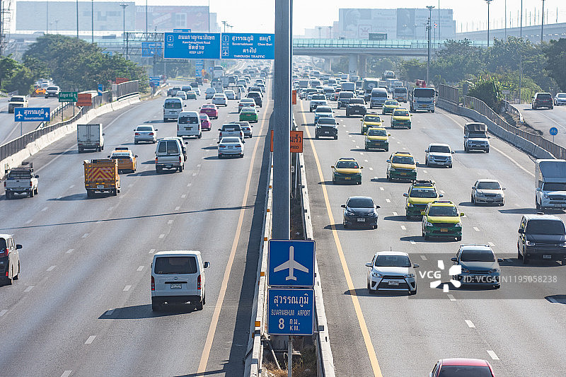 泰国曼谷市区高速公路图片素材