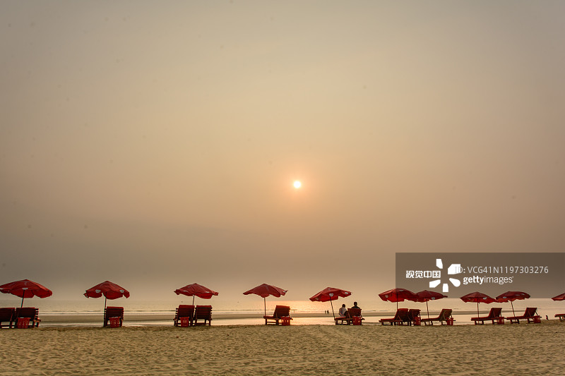 孟加拉国最吸引人的地方，考克斯的巴扎尔海滩图片素材