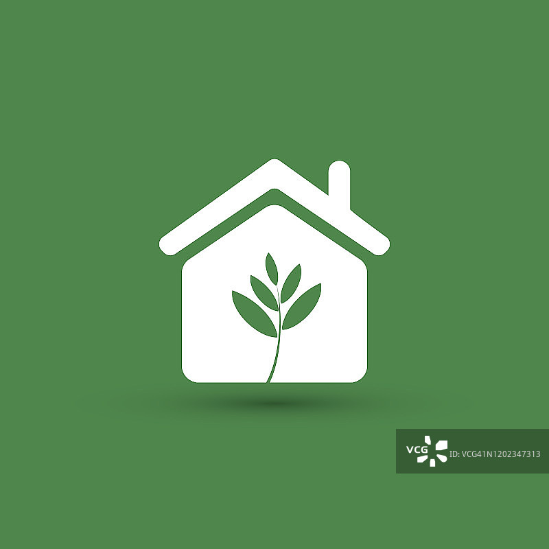 环保家居-用树叶设计概念图片素材