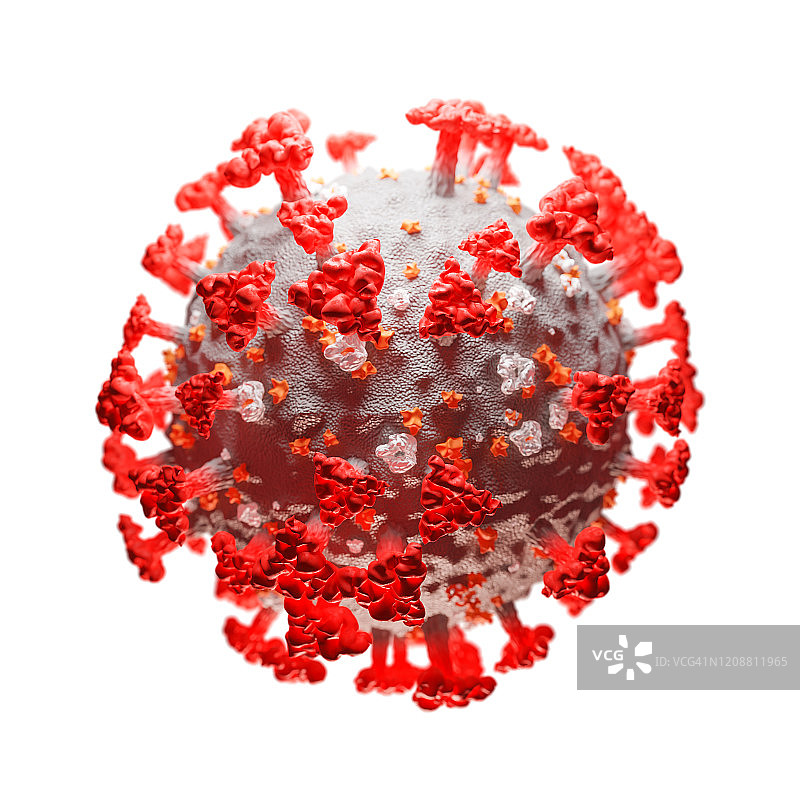 SARS-CoV-2或2019-ncov冠状病毒的概念图片素材