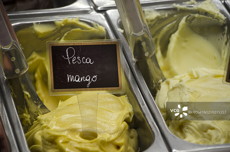 意大利冰淇淋店图片素材