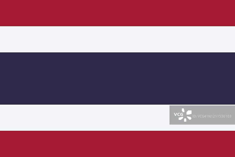 泰国国旗插图矢量图片素材