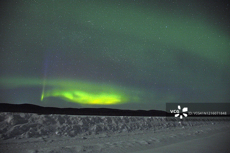 来自阿拉斯加萨尔查的北极光图片素材