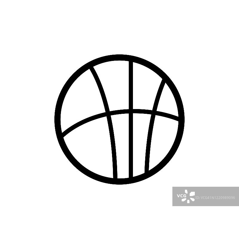 篮球图标平面矢量模板设计流行图片素材
