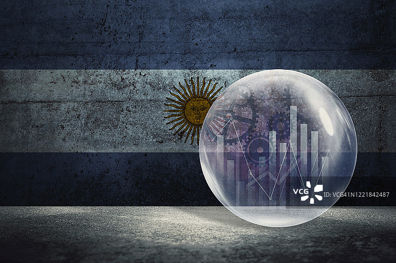 阿根廷金融泡沫图片素材