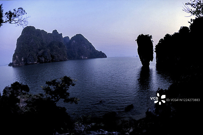 泰国，攀牙湾的Ko Tapu图片素材