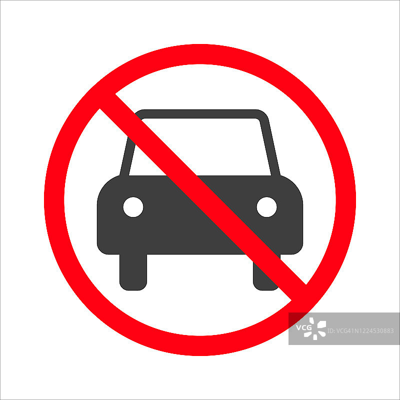 没有汽车或交通标志，矢量插图。EPS10图片素材