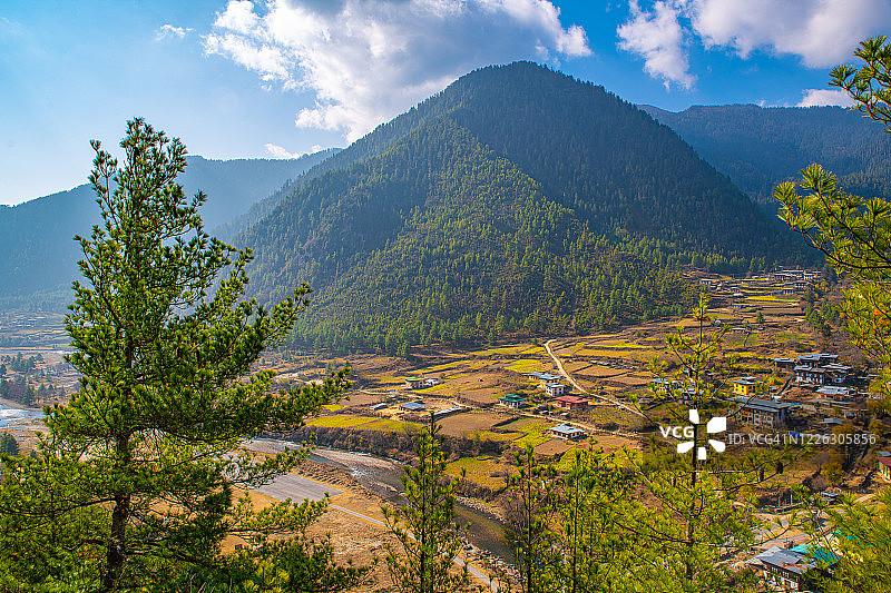 Haa山谷,不丹图片素材