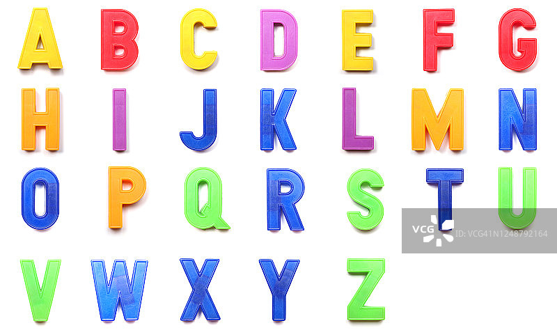 字母表中的大写字母图片素材