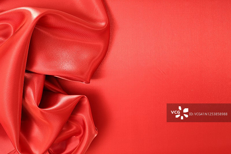 红色的织物作为背景图片素材