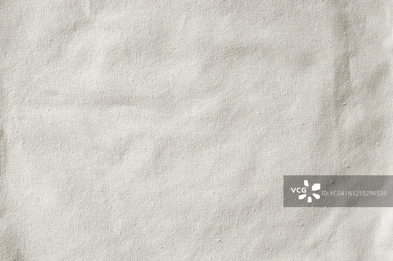 白色帆布织物纹理背景图片素材