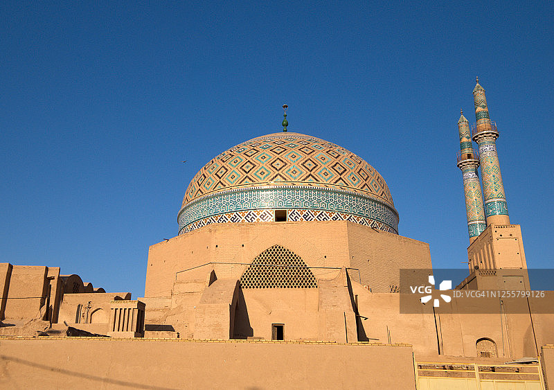 伊斯兰建筑杰作:14世纪的雅兹德贾梅清真寺，伊朗图片素材