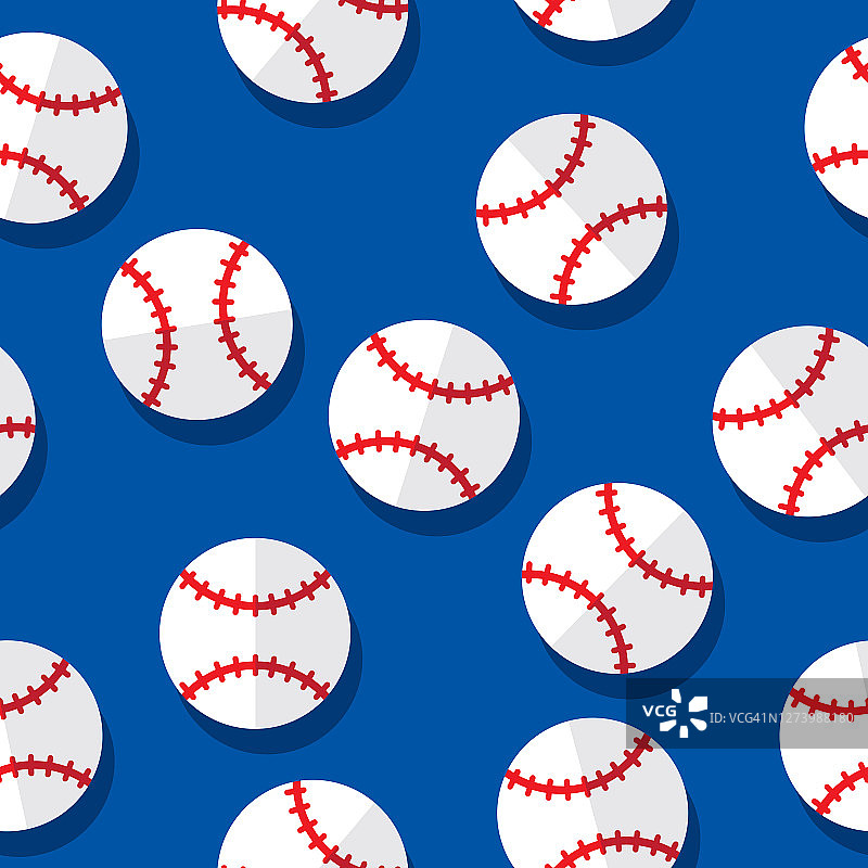 棒球模式平图片素材