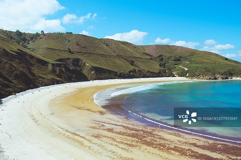 阳光明媚的托里姆比亚裸体海滩图片素材
