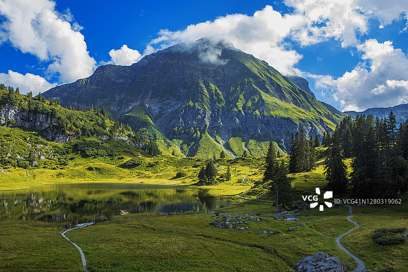 美丽的奥地利乡村景观图片素材