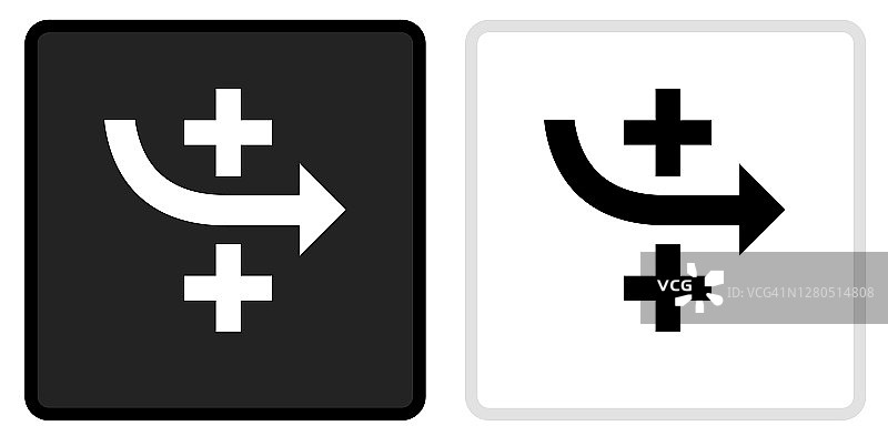 游戏计划图标在黑色按钮与白色翻转图片素材