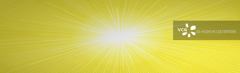 明亮的太阳在黄色的背景-插图图片素材