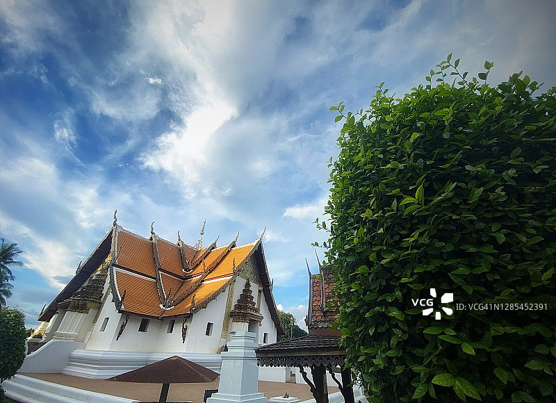 泰国寺庙之美。图片素材