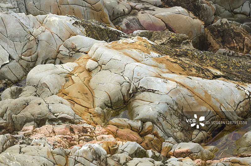 海岸岩石背景-抽象的自然艺术图片素材
