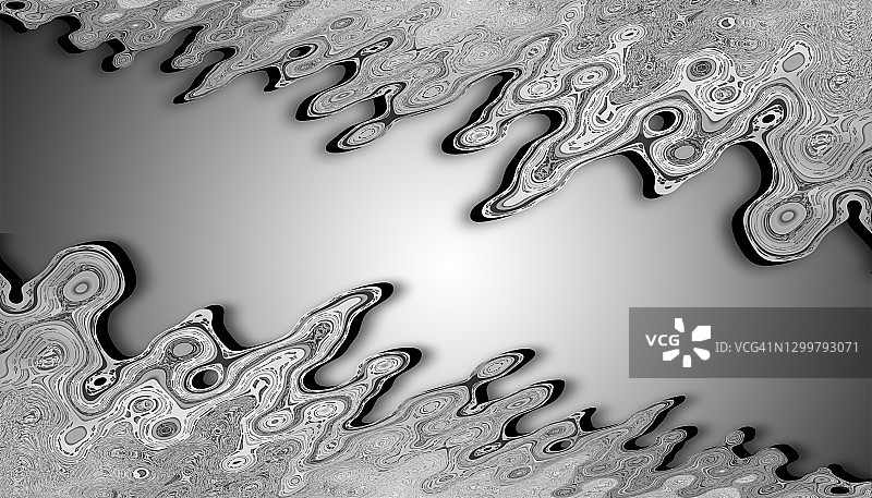 银色金属公司波浪背景。图片素材
