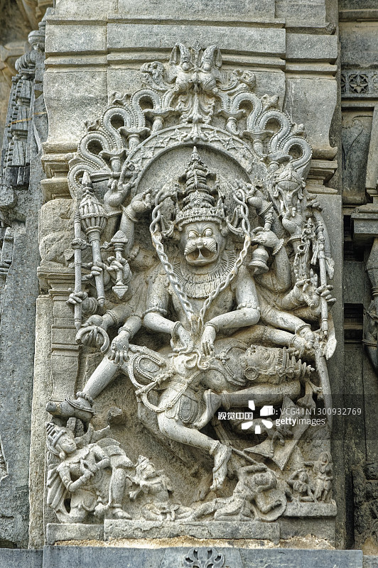 Narasimha的雕像图片素材