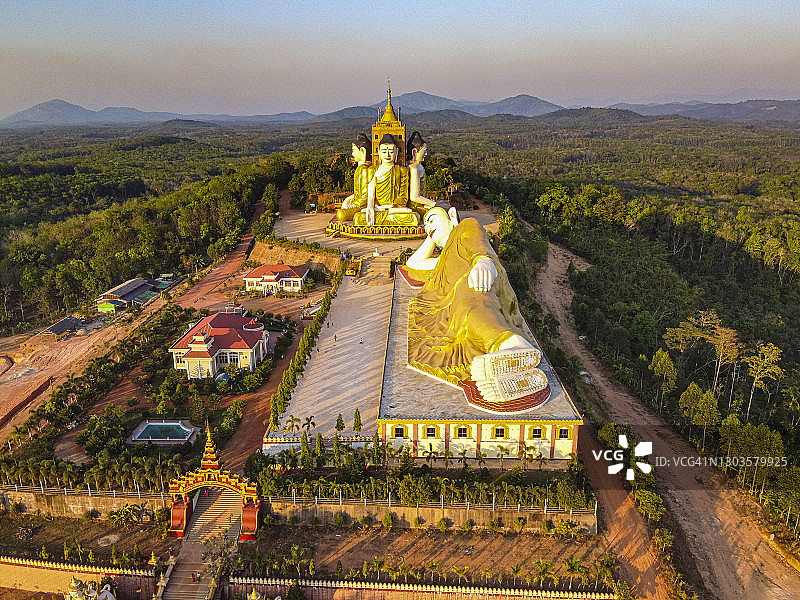 高贤礼，Pupawadoy寺，靠近耶，孟邦，缅甸，亚洲图片素材