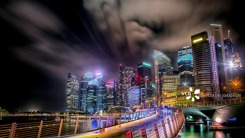 新加坡滨海湾图片素材