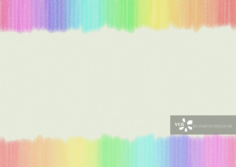 带彩虹色框架的白纸图片素材
