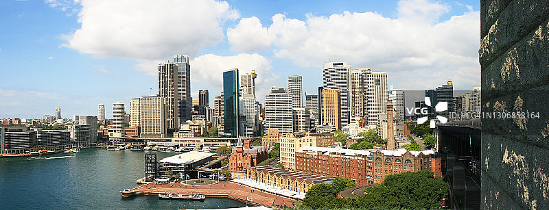 悉尼环形码头全景图图片素材