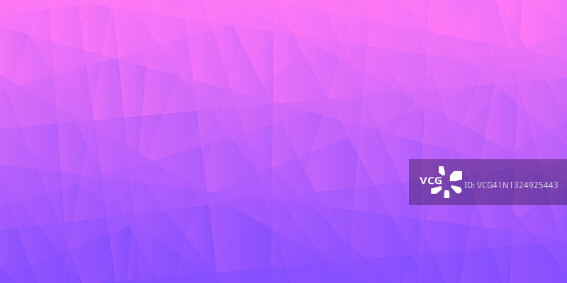 抽象几何背景-多边形马赛克与紫色梯度图片素材