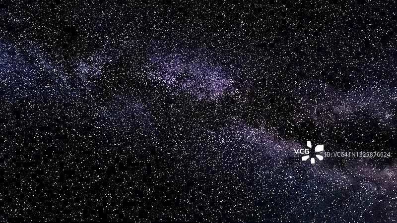 夜空中的银河图片素材