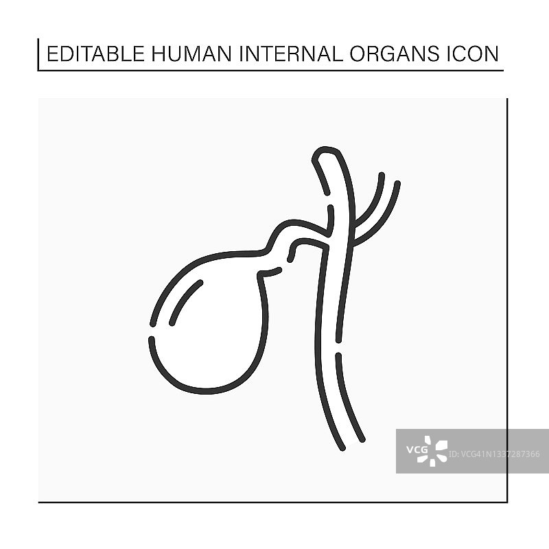 胆囊行图标图片素材