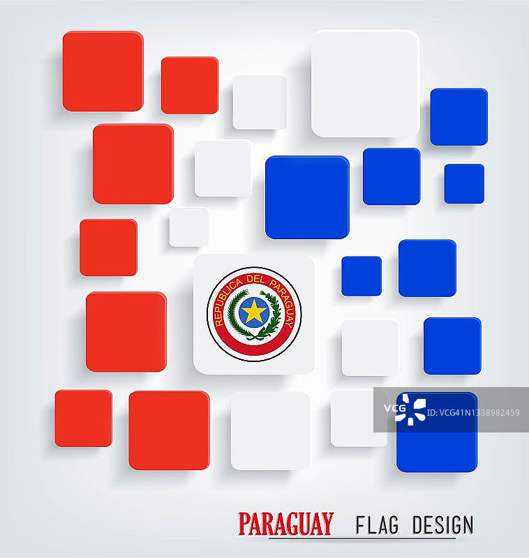 巴拉圭国旗设计图片素材