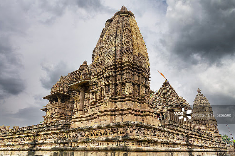 Khajuraho寺庙、印度图片素材