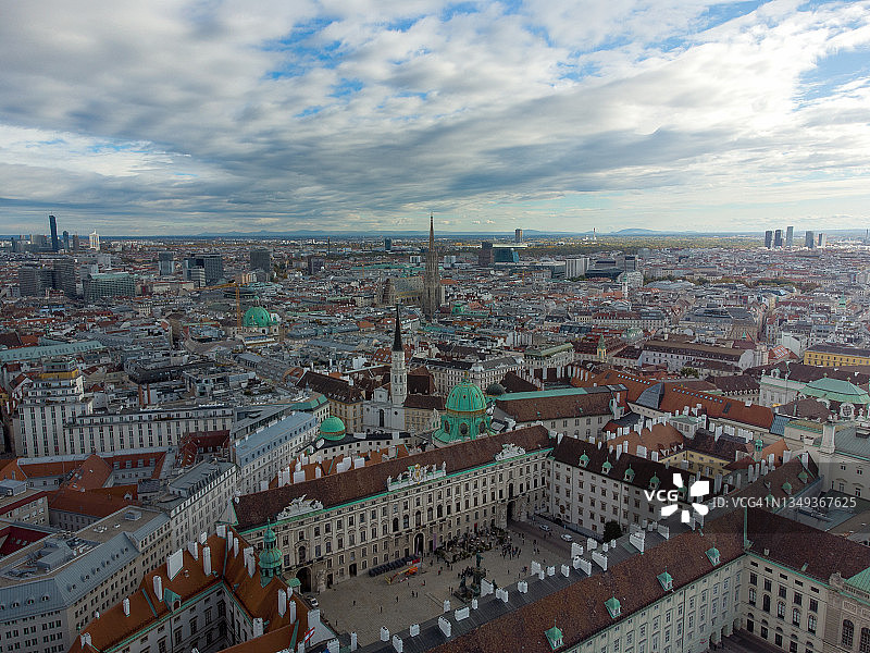奥地利维也纳的屋顶图片素材