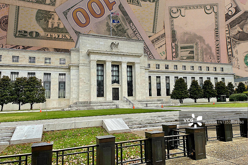 美联储-美联储-华盛顿-通货膨胀图片素材
