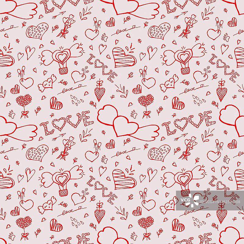 情人节's-heart-pattern图片素材
