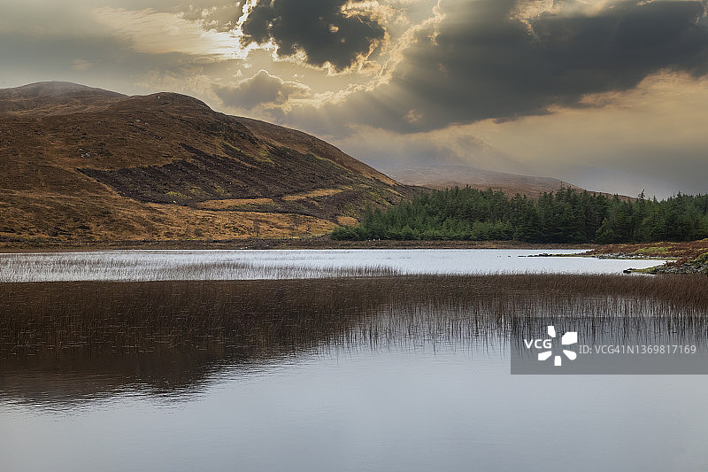 苏格兰斯凯岛的苏格兰风景图片素材