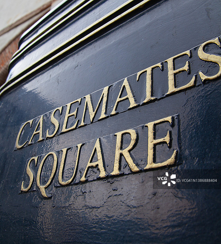 Casemates广场标志公共集会场所。图片素材