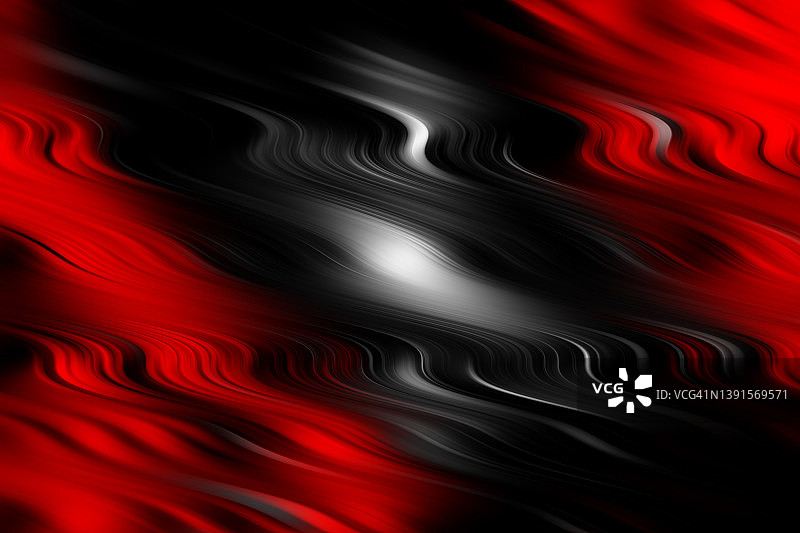 摘要运动模糊软波流体红黑颜色形状背景图片素材